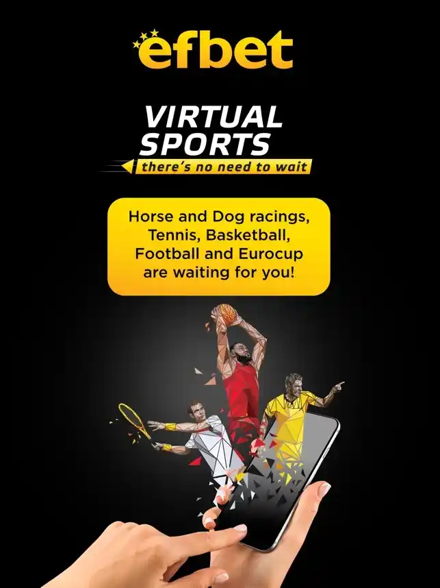 Apuestas móviles en Efbet y acceso directo sin descargar app